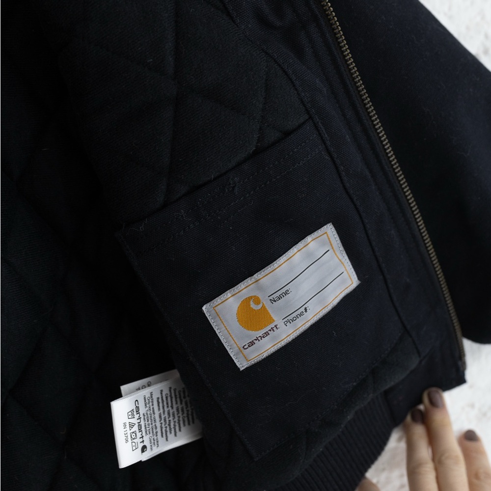 Carhartt Kids Black Hoodie - XXS (4-5) - Picture 6 of 7